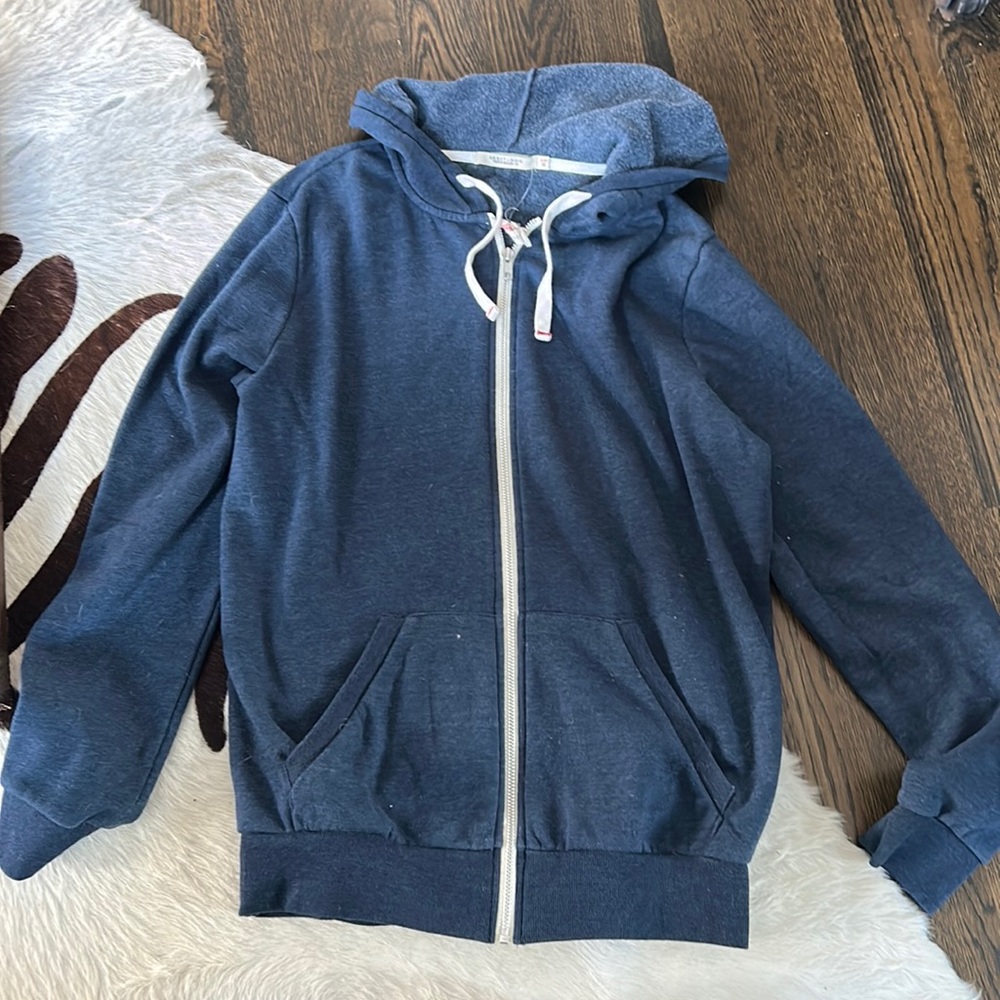Abbot Main Blue Zip Up Jacket